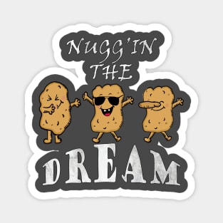 Funny Chicken Nugget Food Gifts Lover Dancing Dabbing Nuggets Magnet