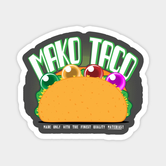 Mako Taco Magnet by azureaerrow