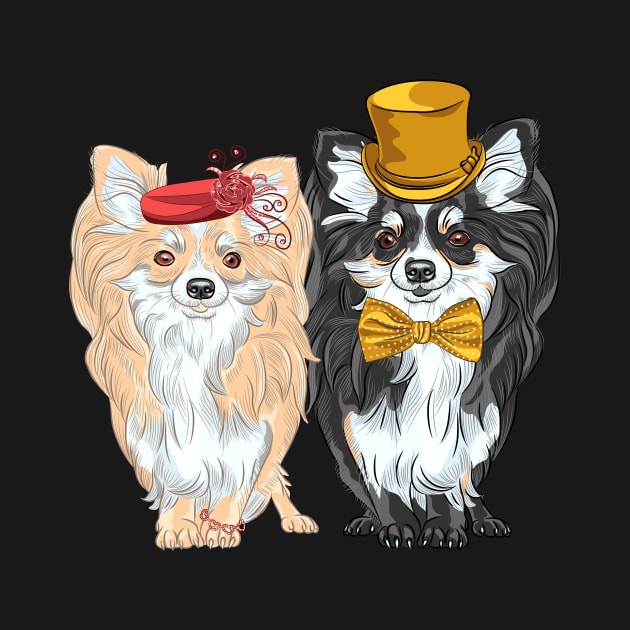 Set of dogs Chihuahua, Lady and Gentelman by kavalenkava