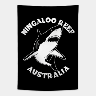 Shark Diving At Ningaloo Reef Tapestry