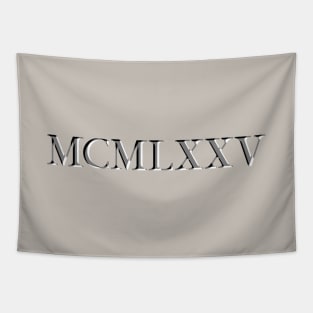 Roman Numeral 1975 Tapestry