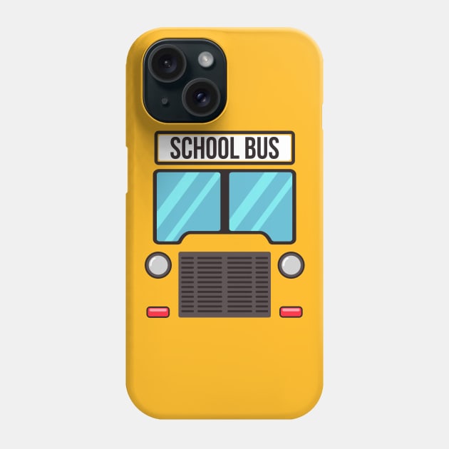 School Bus Last Minute Halloween Costume Phone Case by HCMGift