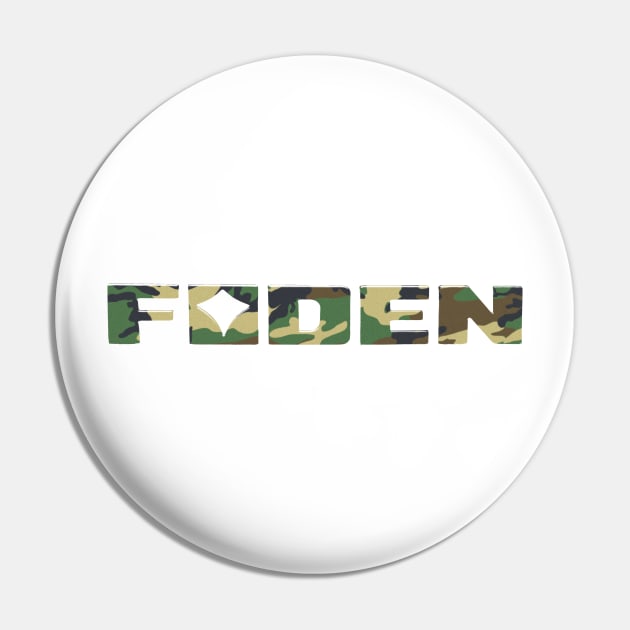 Foden classic 1970s commercial vehicle logo badge camo Pin by soitwouldseem