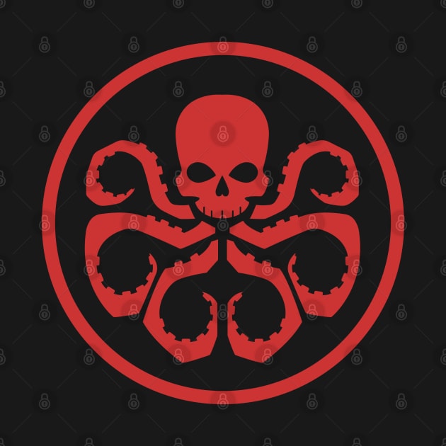 Hydra Emblem (Red) by Avengedqrow