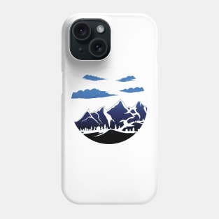 Blue Skies in the Mountains Phone Case