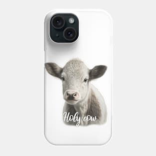 Holy Cow soft illustrated tee Phone Case