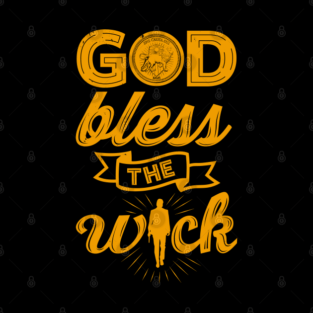 God Bless The Wick Typography by BoggsNicolas