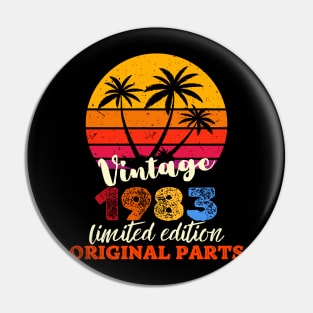 Vintage 1983 Limited Edition Original Parts Pin