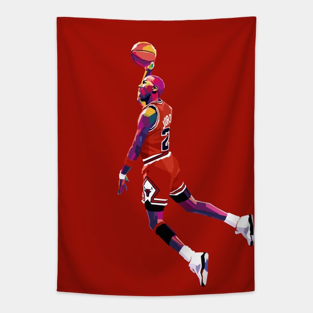 Michael Jordan Tapestry by Creativedy Stuff