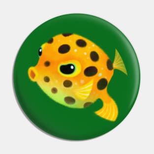 Yellow Boxfish Pin