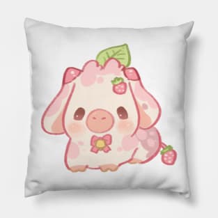 strawberry cow ♡ Pillow