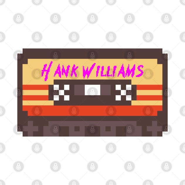 Hank Williams 8bit cassette by terilittleberids