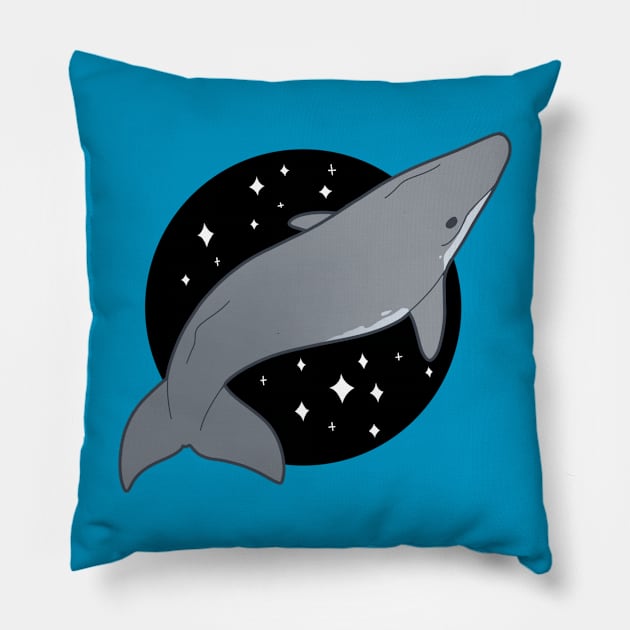 Blue Whale Pillow by owlapin