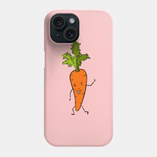 Cute carrot in happy Phone Case