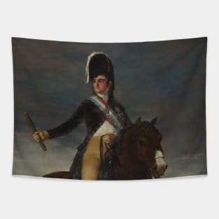 Equestrian portrait of Fernando VII by Francisco Goya Tapestry