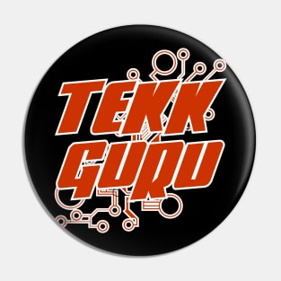 Tech Guru Technique Guru Birthday Gift Shirt Pin