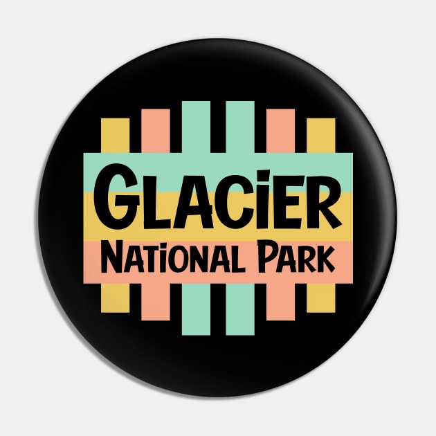 Glacier National Park Pin by colorsplash