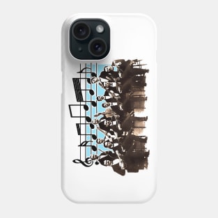 Vintage orchestra musical group with spanish artists Phone Case