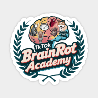 brain rot academy Magnet