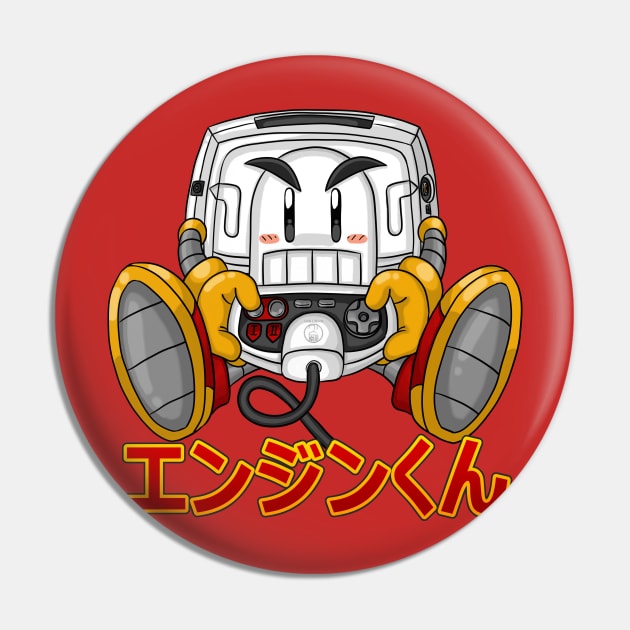 ハード友 (Hardware Friends) Enjin-kun Pin by Sarumaru