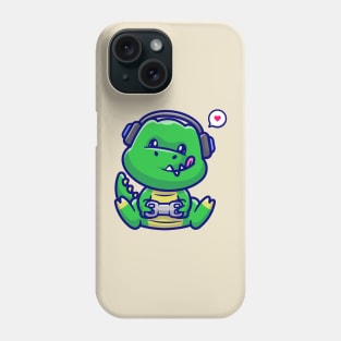 Cute Dino Gaming Cartoon Phone Case