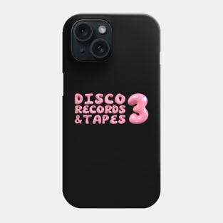 Disco 3 Records & Tapes (Funky) Phone Case