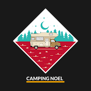 Camping Noel Camping Christmas Tree T-Shirt