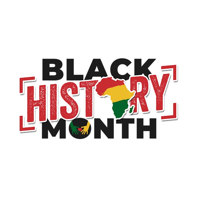 Black History Month Afro American by Dealphy