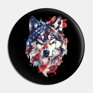 Wolf Legal Protection Pin