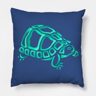 Turtle Tribal Design Pillow