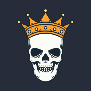 King Skull with Crown T-Shirt