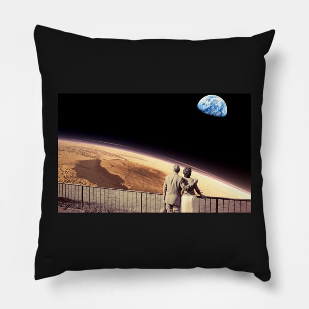 Homesick... Pillow by montagealabira