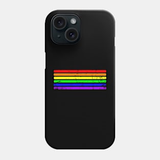 Pride Month Simple Lgbt Rainbow Flag Phone Case