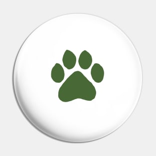 Green paw Pin