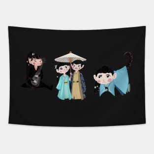 Zhaoxie stickers Tapestry