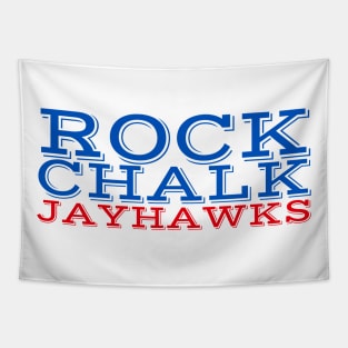 Rock Chalk Jayhawks Tapestry
