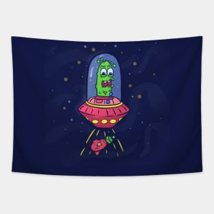 Flying cucumber Tapestry