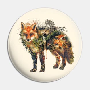 Some Fine Foxy Artwork Pin