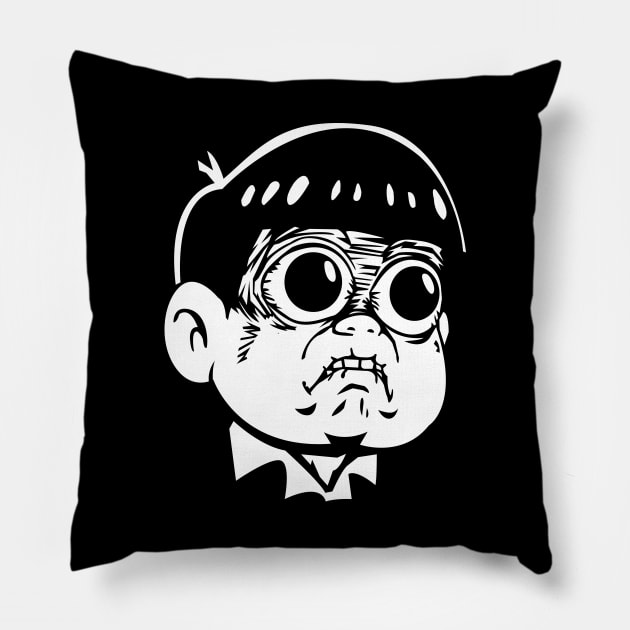 Weird Face Meme Pillow by merch.x.wear