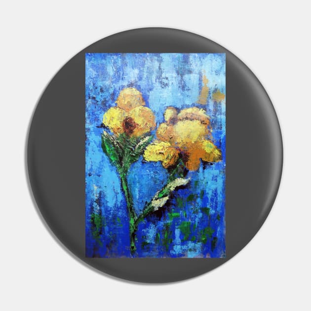 Canna Lily Flowers Pin by IGDecorArt