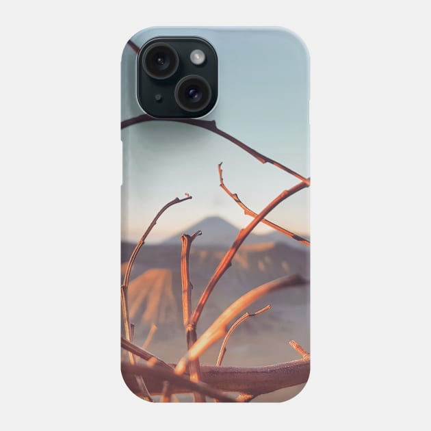 Mount Bromo Phone Case by thepeartree