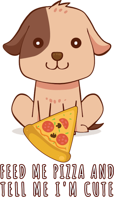 Pizza Dog Kids T-Shirt by JKA