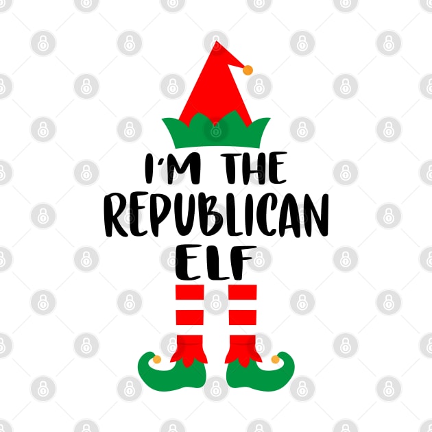 I'm The Republican Elf Family Matching Group Christmas Costume Pajama Funny Gift by norhan2000