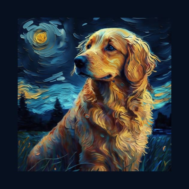 Golden Retriever Painting by Star Scrunch