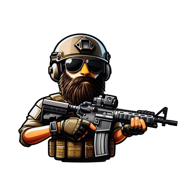 Tactical Man by Rawlifegraphic