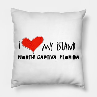 Classic I Love My Island t-shirt Pillow