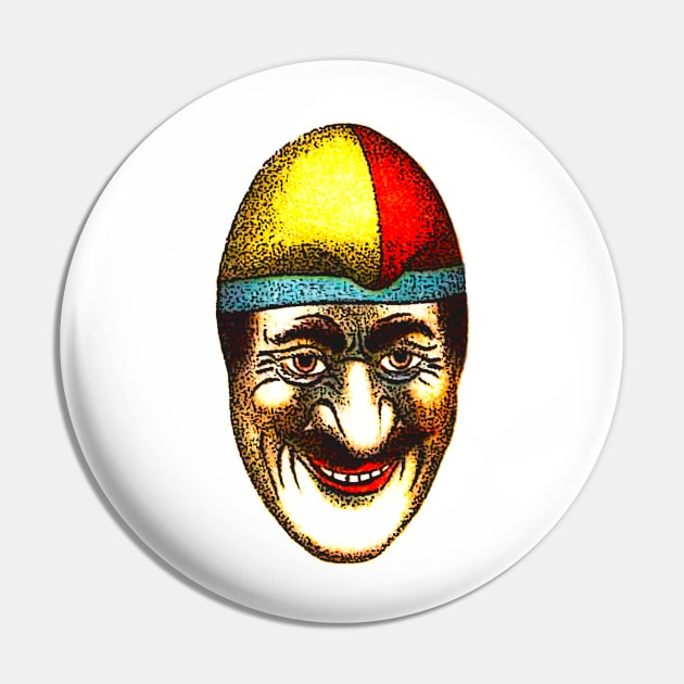 Clean Face Clown Mask Pin by Marccelus