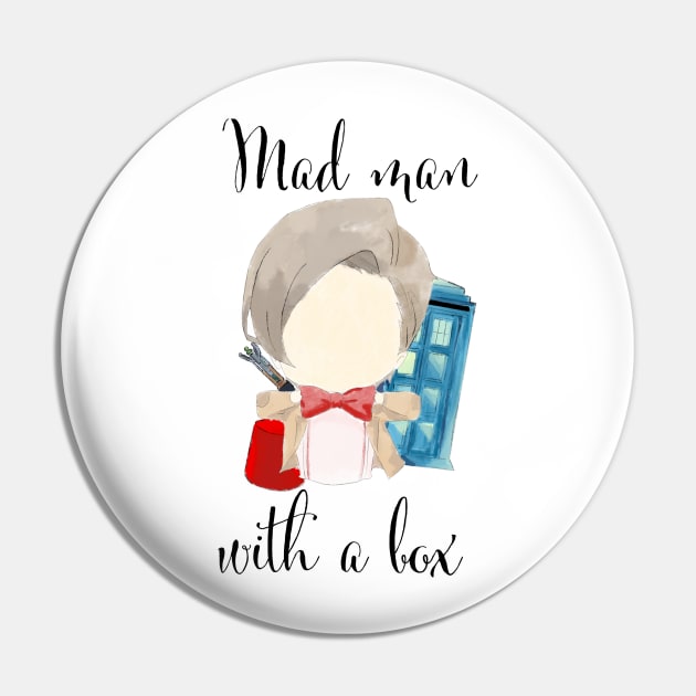 A mad man with a box · doctor who Pin by Uwaki