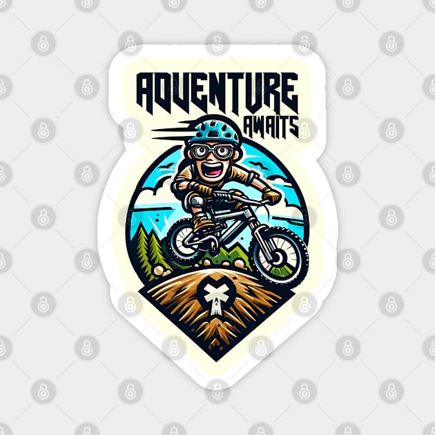 adventure awaits Magnet by AOAOCreation