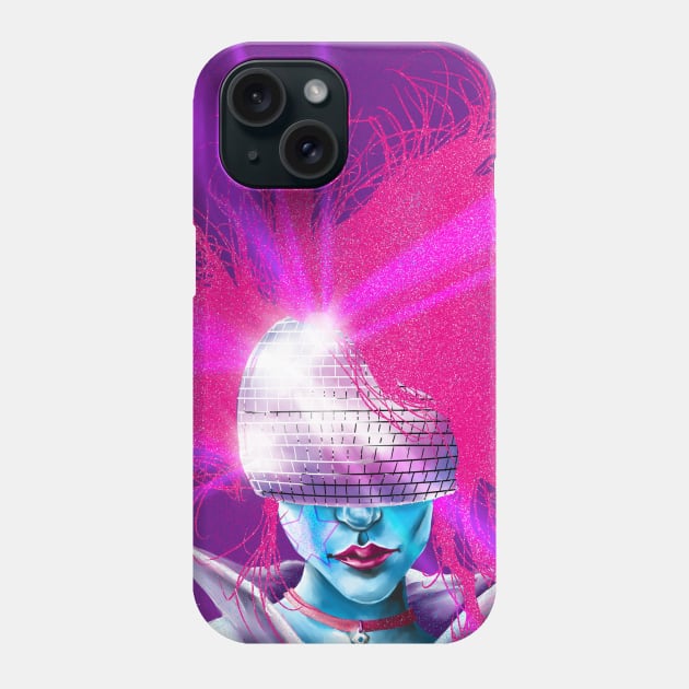 Mirrorball To Your Soul Phone Case by hebkid